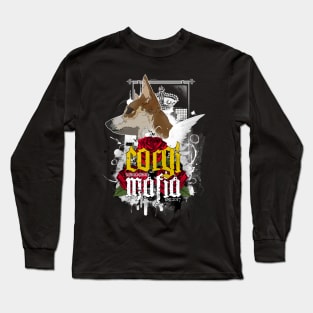 The Corgi Mafia Original Old School T Shirt Long Sleeve T-Shirt